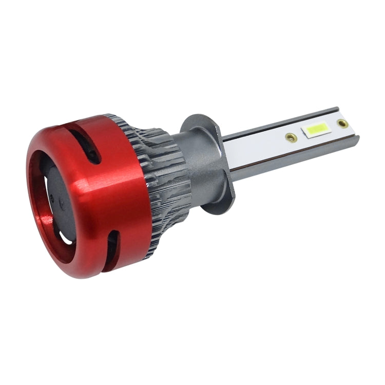 1 Pair F10 H1 DC9-23V / 24W / 2500LM / 6000K IP67 Car LED 3570 Lamp Beads Headlight(White Light)