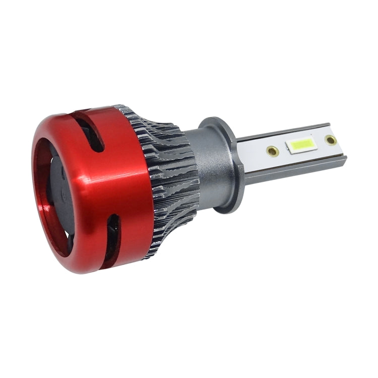 1 Pair F10 H3 DC9-23V / 24W / 2500LM / 6000K IP67 Car LED 3570 Lamp Beads Headlight(White Light)