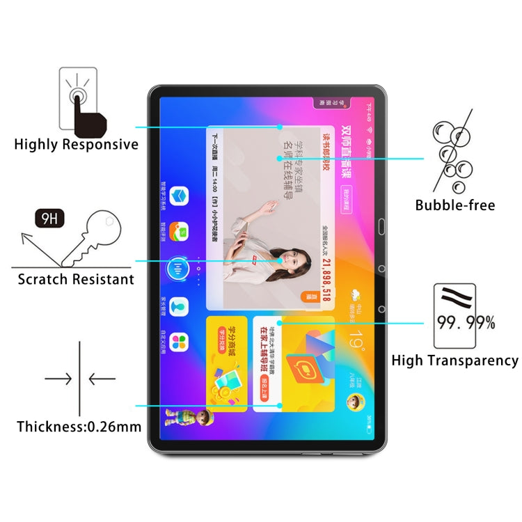 For readboy C18 9H 2.5D Explosion-proof Tempered Tablet Glass Film