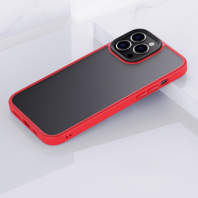 For iPhone 13 mini Frosted Back Shockproof Phone Case