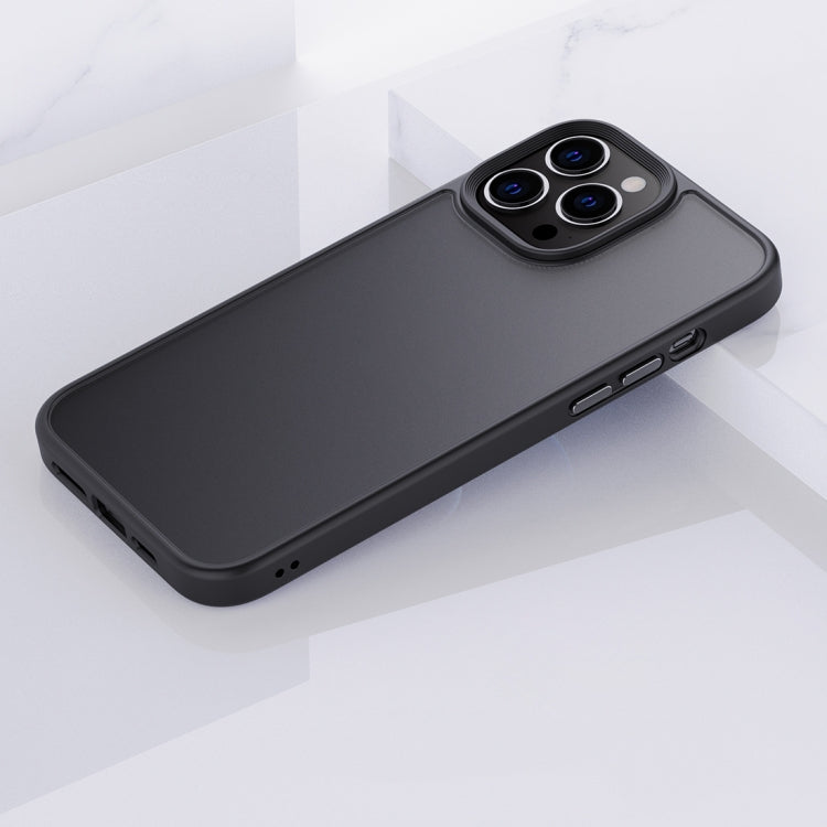 For iPhone 13 Frosted Back Shockproof Phone Case