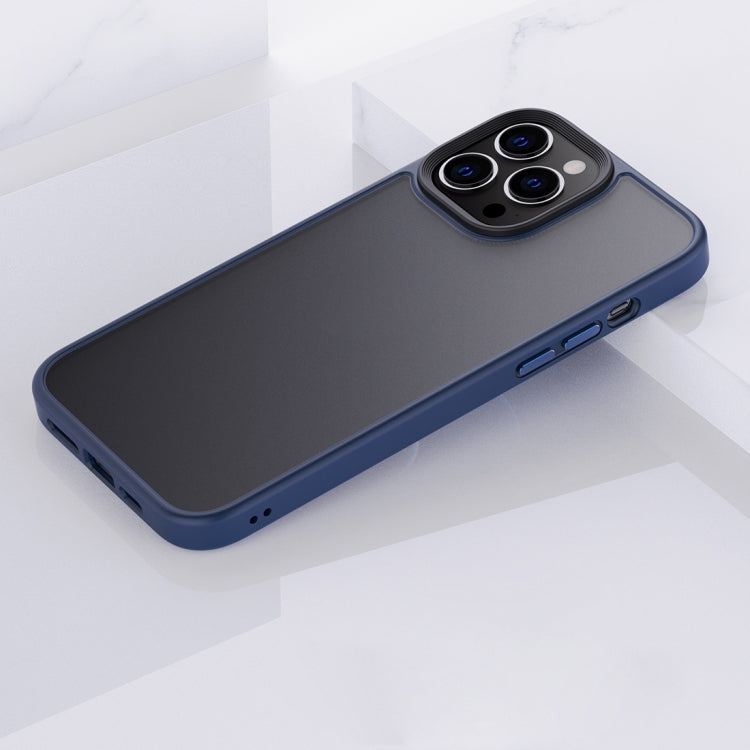 For iPhone 13 Frosted Back Shockproof Phone Case