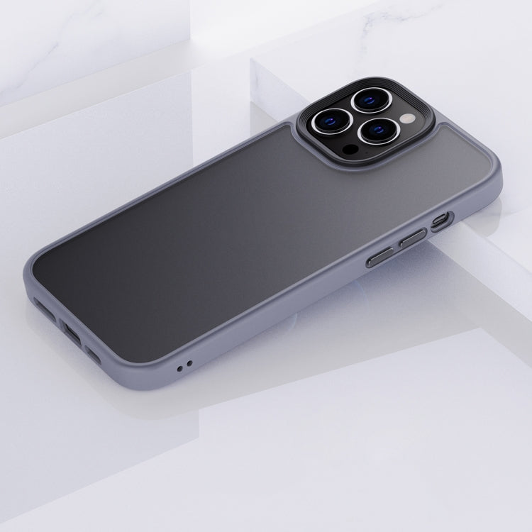 For iPhone 13 Frosted Back Shockproof Phone Case