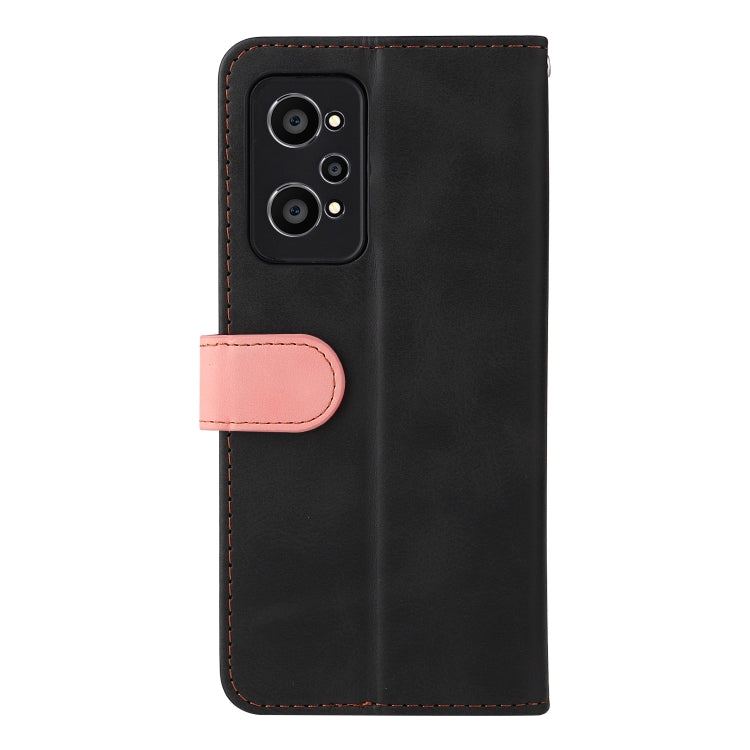 For OPPO Realme GT Neo2 Business Stitching-Color Horizontal Flip PU Leather Phone Case