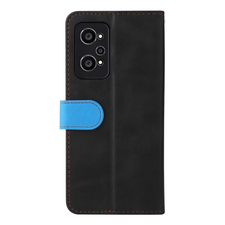 For OPPO Realme GT Neo2 Business Stitching-Color Horizontal Flip PU Leather Phone Case