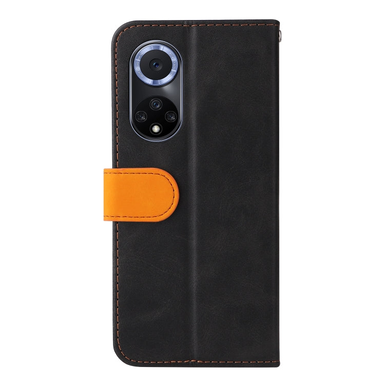 For Huawei nova 9 / Honor 50 5G Business Stitching-Color Horizontal Flip PU Leather Phone Case