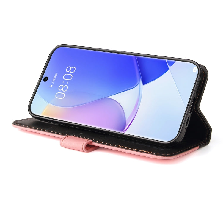 For Huawei nova 9 / Honor 50 5G Business Stitching-Color Horizontal Flip PU Leather Phone Case
