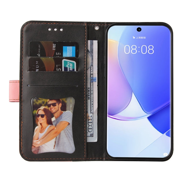 For Huawei nova 9 / Honor 50 5G Business Stitching-Color Horizontal Flip PU Leather Phone Case