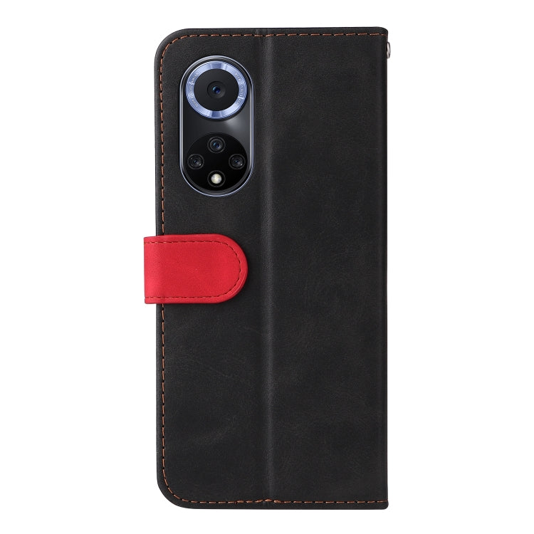 For Huawei nova 9 / Honor 50 5G Business Stitching-Color Horizontal Flip PU Leather Phone Case