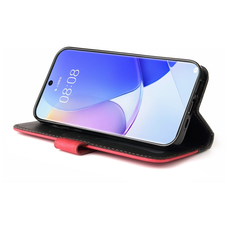 For Huawei nova 9 / Honor 50 5G Business Stitching-Color Horizontal Flip PU Leather Phone Case