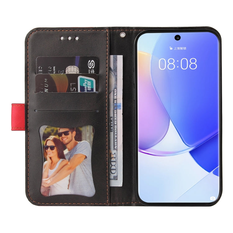 For Huawei nova 9 / Honor 50 5G Business Stitching-Color Horizontal Flip PU Leather Phone Case