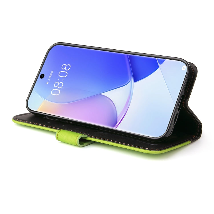 For Huawei nova 9 / Honor 50 5G Business Stitching-Color Horizontal Flip PU Leather Phone Case