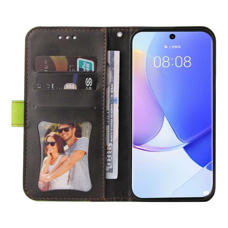 For Huawei nova 9 / Honor 50 5G Business Stitching-Color Horizontal Flip PU Leather Phone Case