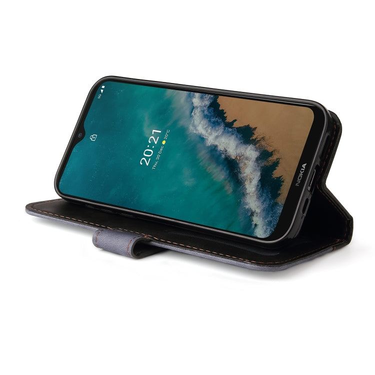 For Nokia G50 Business Stitching-Color Horizontal Flip PU Leather Phone Case