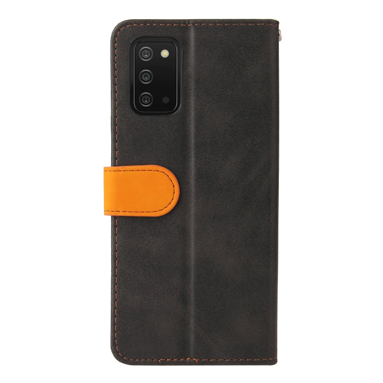 For Samsung Galaxy A03s 164mm Business Stitching-Color Horizontal Flip PU Leather Phone Case