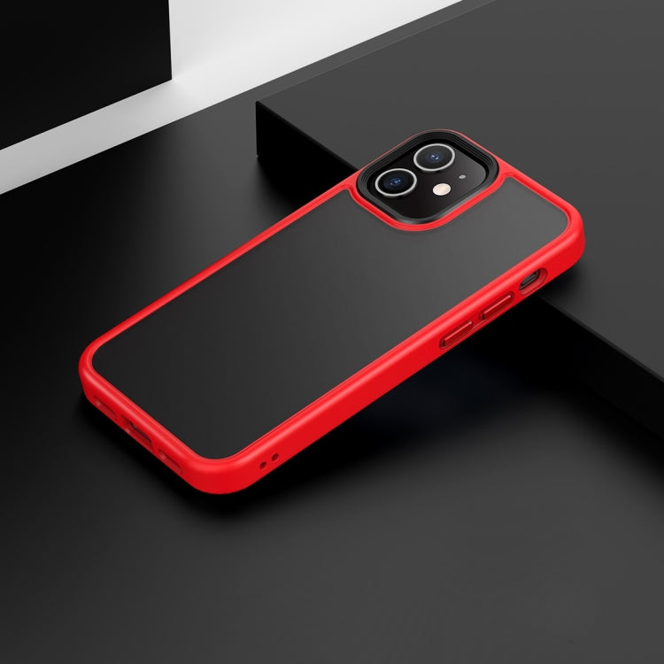 For iPhone 12 mini Frosted Back Shockproof Phone Case