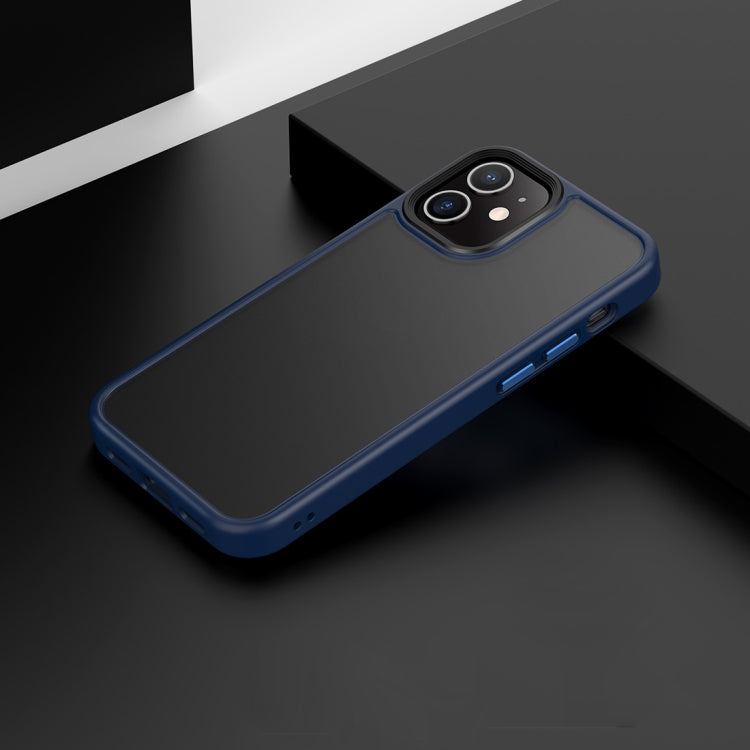 For iPhone 12 mini Frosted Back Shockproof Phone Case