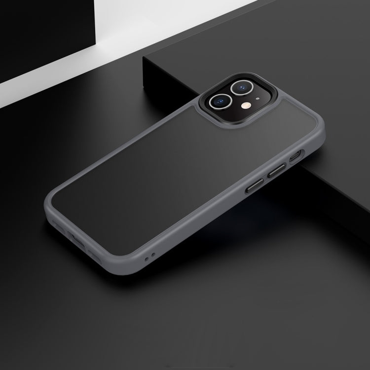 For iPhone 12 mini Frosted Back Shockproof Phone Case