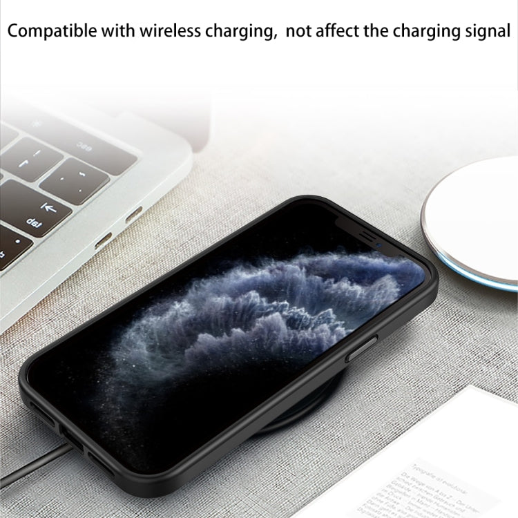 For iPhone 12 mini Frosted Back Shockproof Phone Case