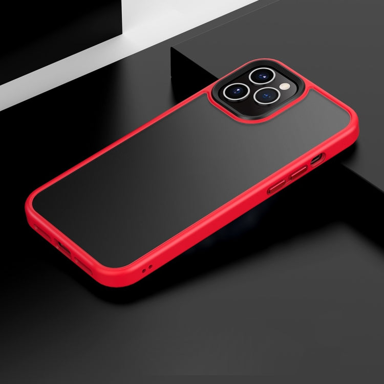 For iPhone 12 / 12 Pro Frosted Back Shockproof Phone Case