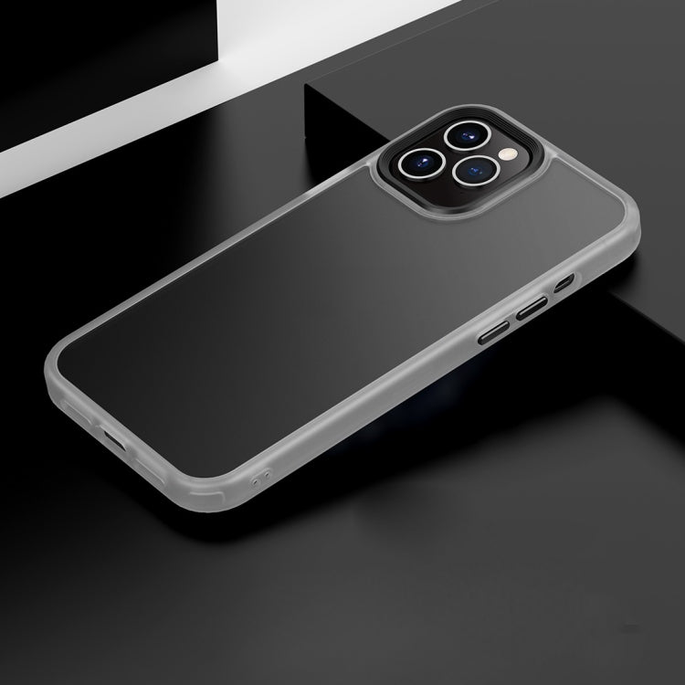 For iPhone 12 / 12 Pro Frosted Back Shockproof Phone Case