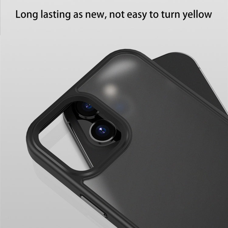 For iPhone 12 / 12 Pro Frosted Back Shockproof Phone Case