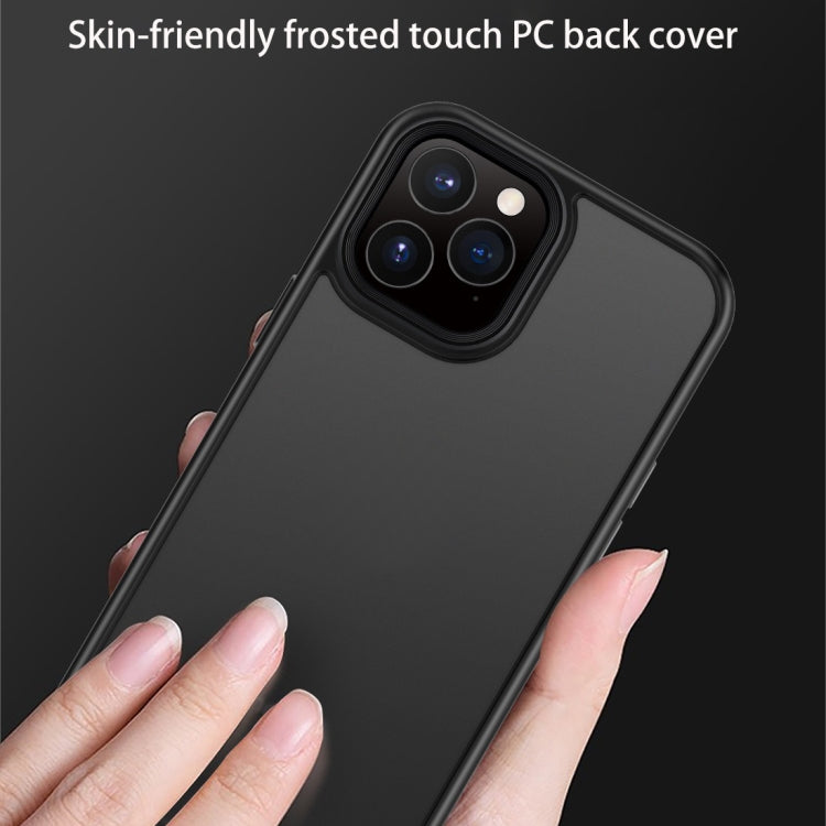 For iPhone 12 / 12 Pro Frosted Back Shockproof Phone Case