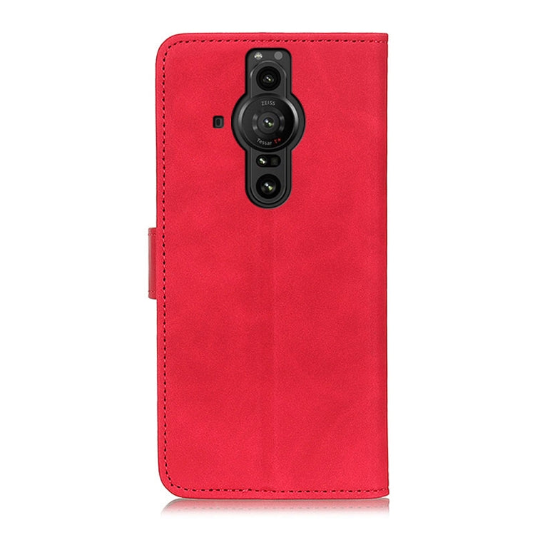 For Sony Xperia Pro-I KHAZNEH Retro Texture Horizontal Flip Leather Phone Case