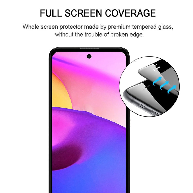 Full Glue Cover Screen Protector Tempered Glass Film For Motorola Moto E40