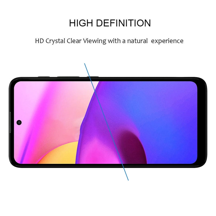Full Glue Cover Screen Protector Tempered Glass Film For Motorola Moto E40