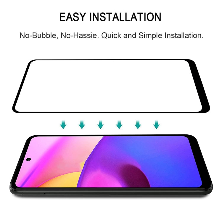 Full Glue Cover Screen Protector Tempered Glass Film For Motorola Moto E40