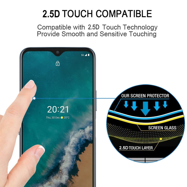 Full Glue Cover Screen Protector Tempered Glass Film For Nokia G50