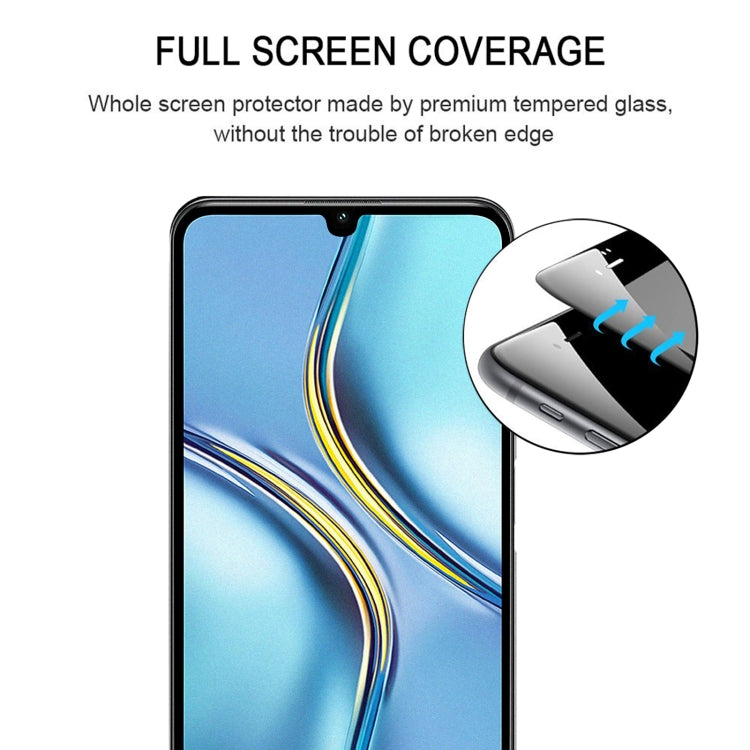 25 PCS Full Glue Cover Screen Protector Tempered Glass Film For Honor X30 Max