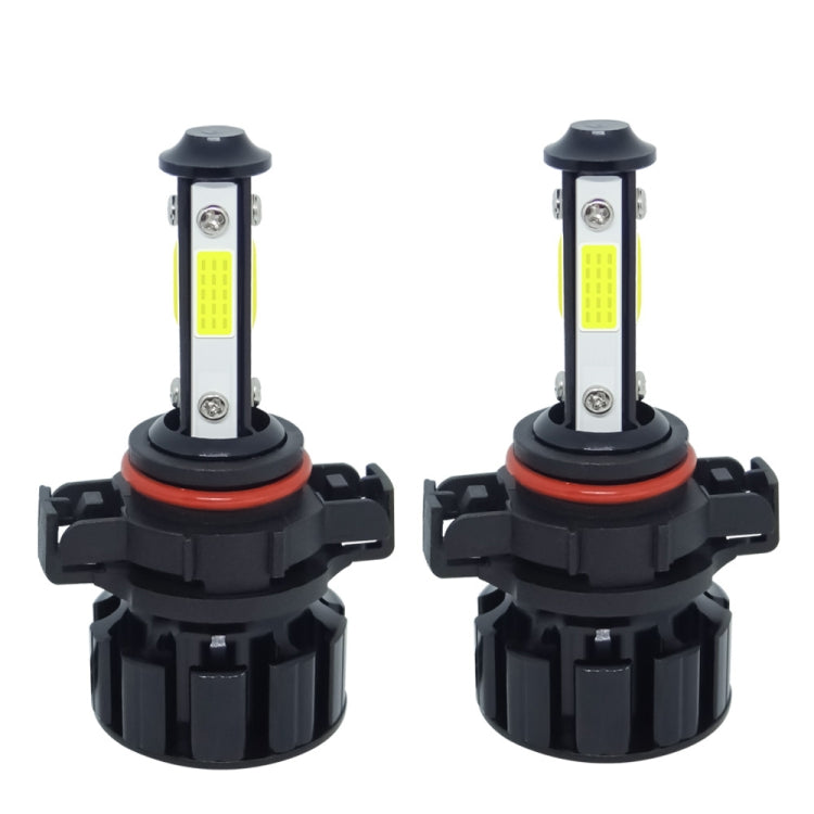 1 Pair V6 5202 DC9-36V / 22W / 2200LM / 6000K IP68 Car LED COB Lamp Beads Headlight
