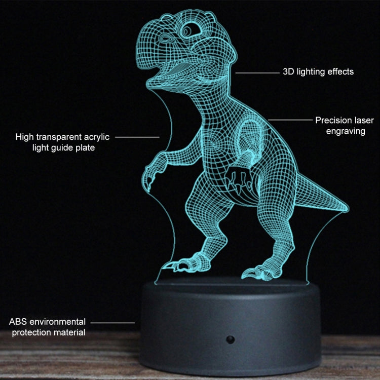 YQ03 Crack Base Musical Instrument Series Creative 3D Colorful LED Decorative Night Light, Remote Control Version
