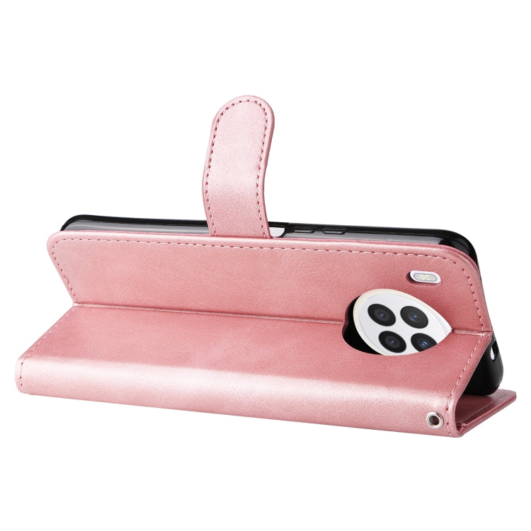For Huawei nova 8i / Honor 50 Lite Calf Texture Zipper Horizontal Flip Leather Phone Case