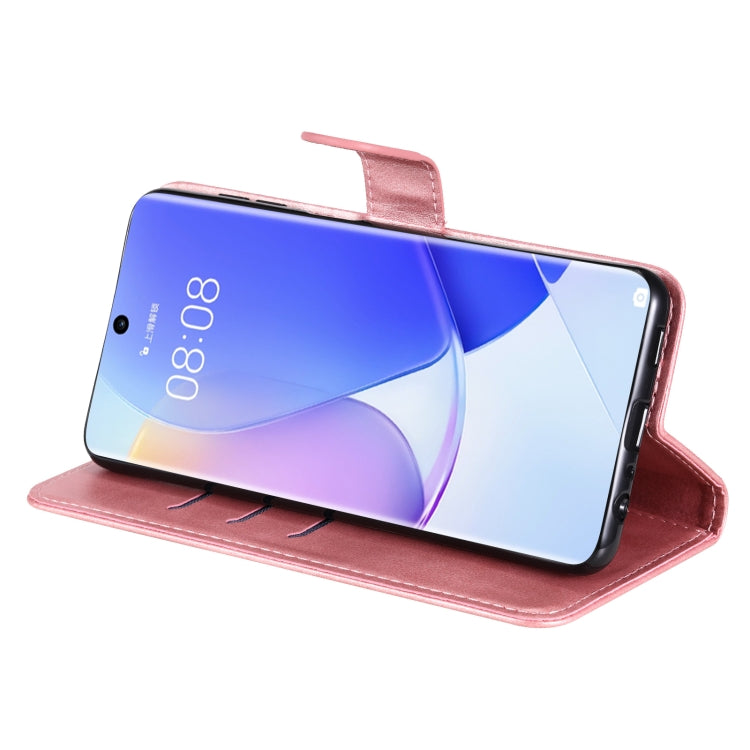 For Huawei nova 9 / Honor 50 5G Calf Texture Zipper Horizontal Flip Leather Phone Case