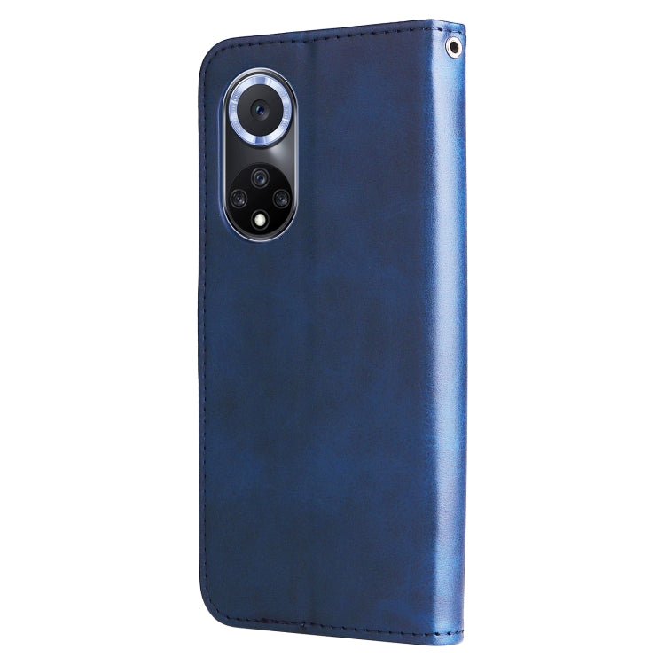 For Huawei nova 9 / Honor 50 5G Calf Texture Zipper Horizontal Flip Leather Phone Case