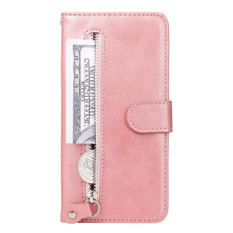 For Samsung Galaxy A13 5G Calf Texture Zipper Horizontal Flip Leather Phone Case