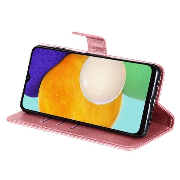 For Samsung Galaxy A13 5G Calf Texture Zipper Horizontal Flip Leather Phone Case