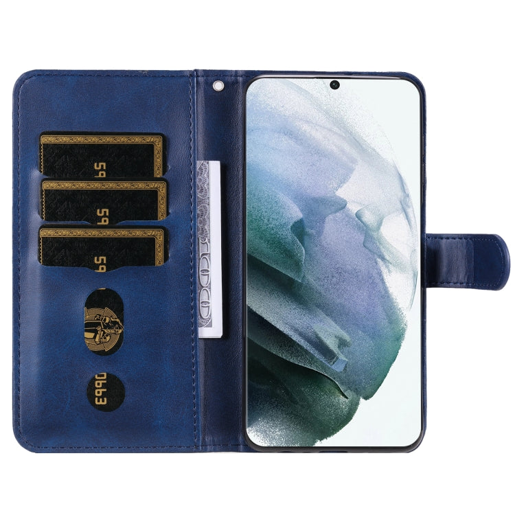 For Samsung Galaxy S22 Ultra 5G Calf Texture Zipper Horizontal Flip Leather Phone Case