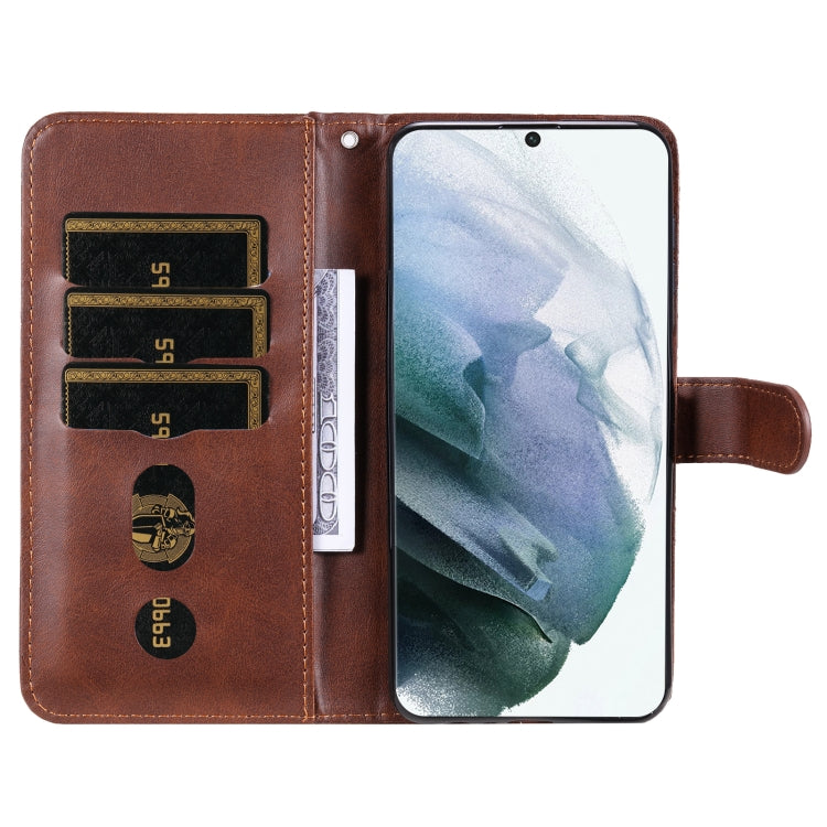 For Samsung Galaxy S22 Ultra 5G Calf Texture Zipper Horizontal Flip Leather Phone Case