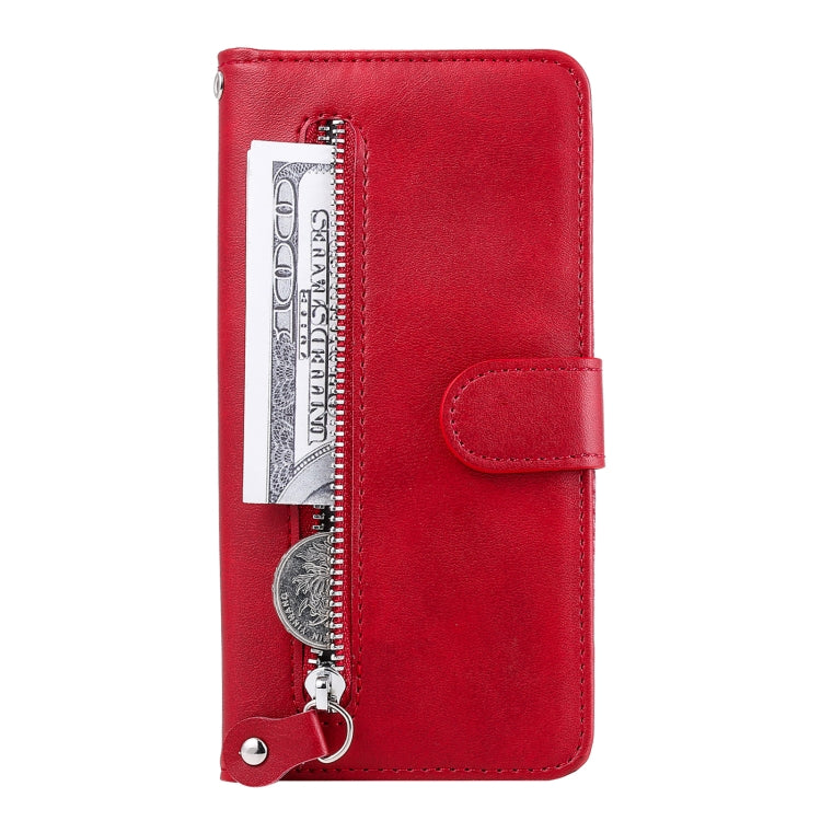 For Samsung Galaxy S22+ 5G Calf Texture Zipper Horizontal Flip Leather Phone Case