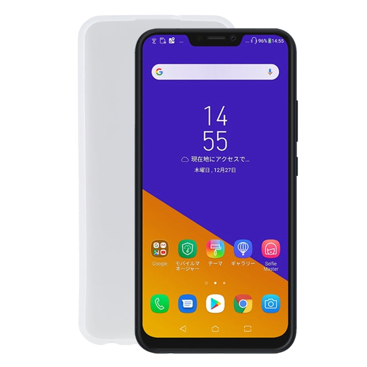 TPU Phone Case For Asus Zenfone 5z ZS620KL(Transparent White)