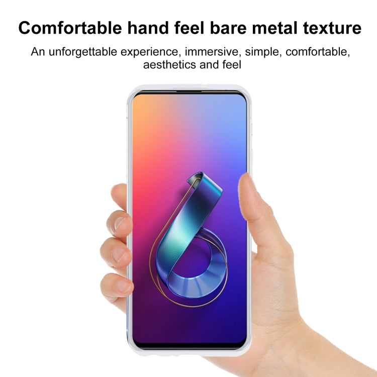 TPU Phone Case For Asus Zenfone 6 ZS630KL(Transparent White)