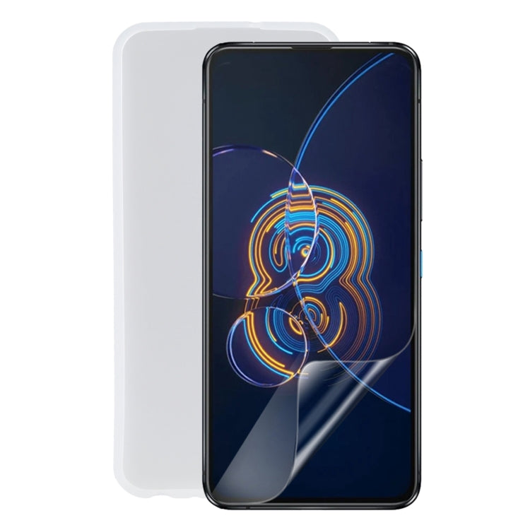 TPU Phone Case For Asus Zenfone 8 Flip(Transparent White)