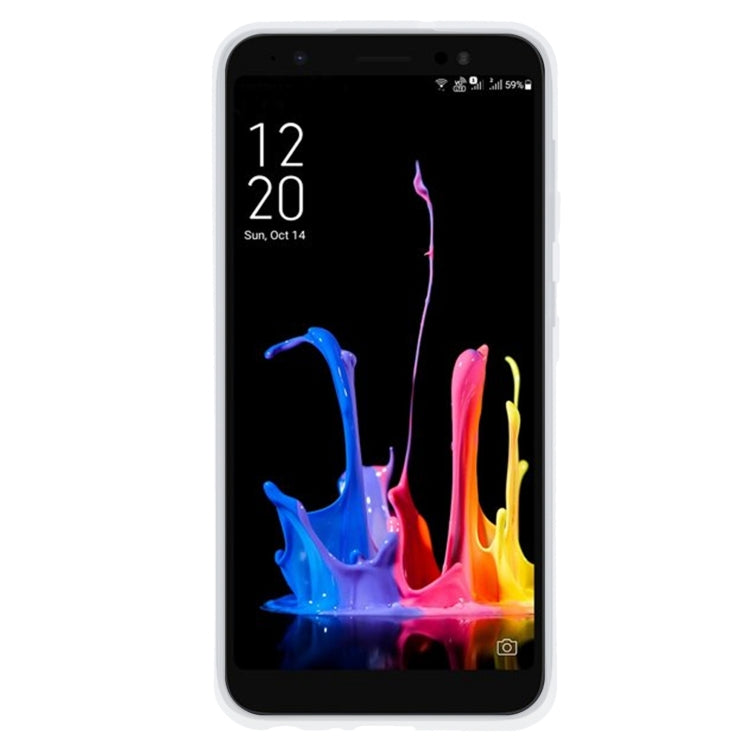 TPU Phone Case For Asus ZenFone Lite (L1) ZA551KL(Transparent White)