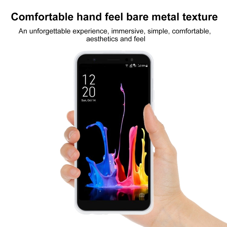 TPU Phone Case For Asus ZenFone Lite (L1) ZA551KL(Transparent White)