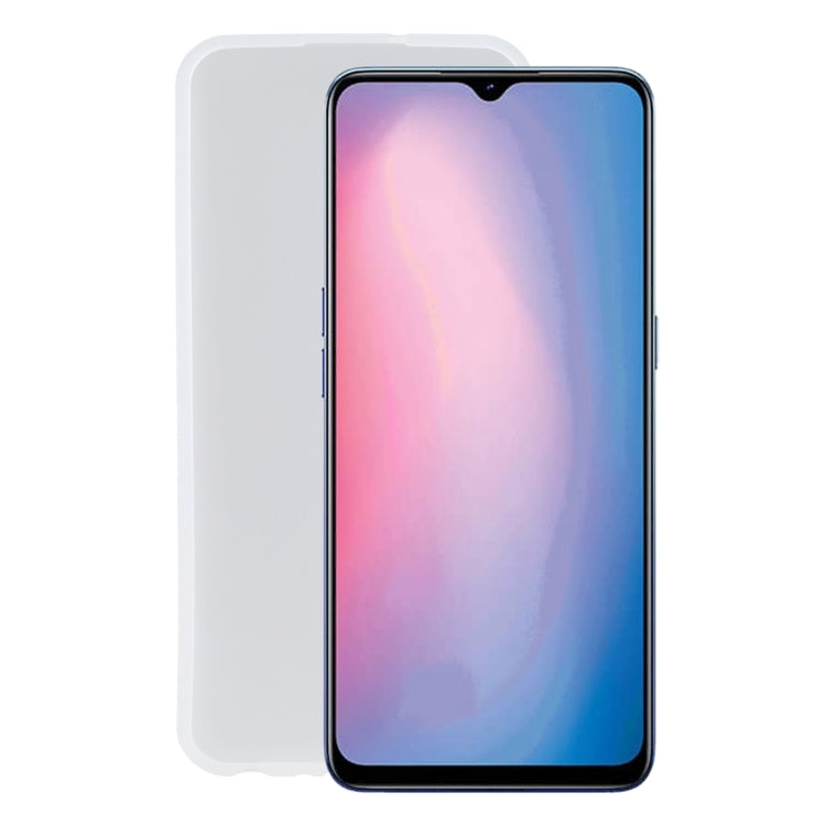 TPU Phone Case For OPPO Reno3(Transparent White)