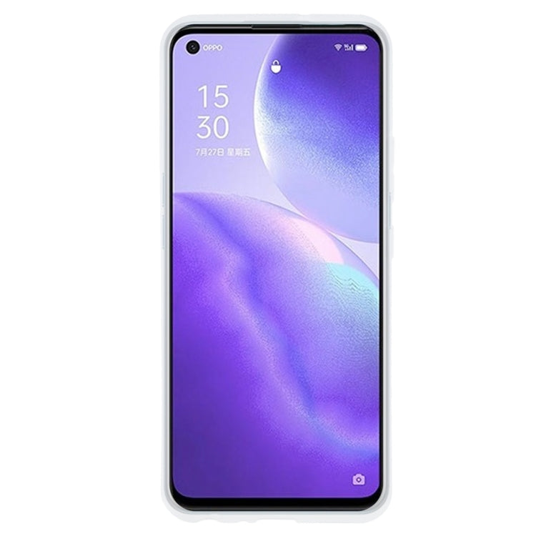TPU Phone Case For OPPO Reno5 K(Transparent White)